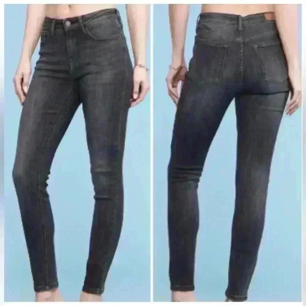 Judy Blue Washed Black Skinny Fit Ankle jeans , sz 11/30 - Picture 2 of 9